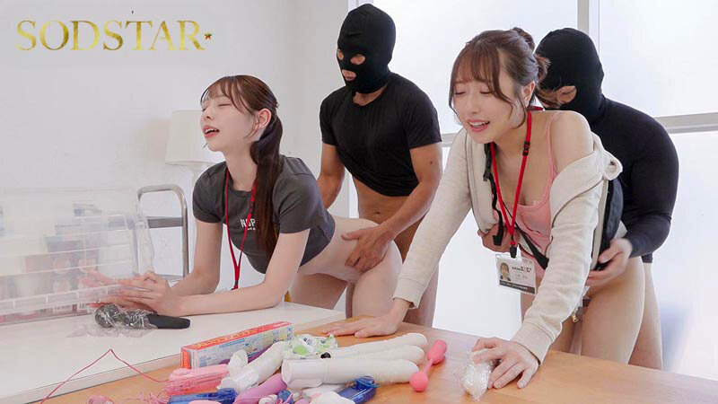 同期のSODSTAR新人天神羽衣と一宮るいが1日SOD女子社員 AV撮影の準備や企画会議など業務体験中にデカチンを即ハメされまくり!人生最大の羞恥に赤面しっぱなし! 画像7