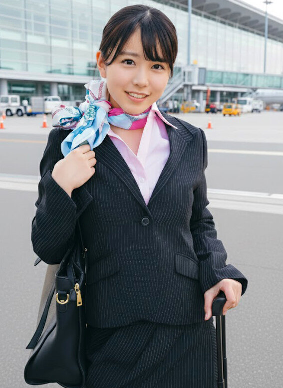 大手航空会社のキャビンアテンダントと童貞君が黒パンスト直穿き素股で超発情!?黒パンスト越しの童貞デカチン先っぽ3cm挿入!敏感なオマ○コの入り口をグリグリされて奥まで挿れて欲しくなっちゃったCAさんが生ズボッ筆おろし//優しくも腰振るガニ股騎乗位で連続仰け反り… 画像1