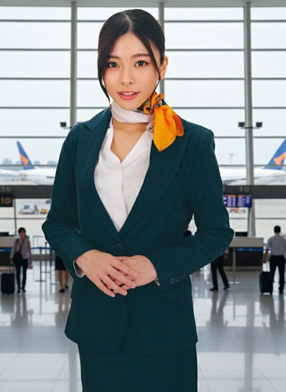 大手航空会社のキャビンアテンダントと童貞君が黒パンスト直穿き素股で超発情!?黒パンスト越しの童貞デカチン先っぽ3cm挿入!敏感なオマ○コの入り口をグリグリされて奥まで挿れて欲しくなっちゃったCAさんが生ズボッ筆おろし//優しくも腰振るガニ股騎乗位で連続仰け反り… 画像2