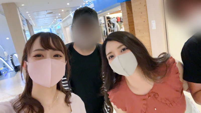 【レズ&乱交】美人義姉妹奥さま旦那交換スワッピング むっちり巨乳お姉ちゃんとスレンダーボディ妹ちゃんがレズキスしながらWチンポ挿入され感度MAXイキ狂う中出し 画像1